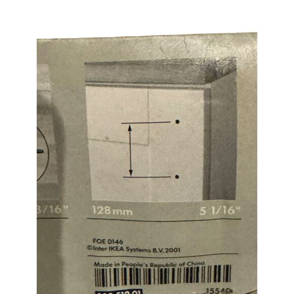 IKEA Kosing Cabinet Drawer Handles 128mm Pack of Six 200.512.01 House Bath NEW - Picture 2 of 4